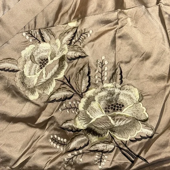 Vintage Genuine 100% Mink Paul Magder Fur Fully Lined Floral Stole Jacket Sz S/M - Picture 8 of 9